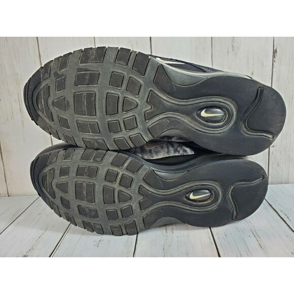Nike Air Max 97 Triple Black White Anthracite Terry Cloth 921826-015 Sz 9 *Read*